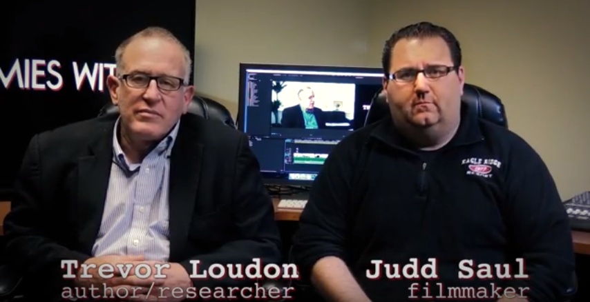Trevor Loudon with Director Judd Saul (YouTube screenshot courtesy Judd Saul)