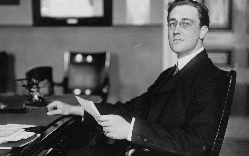 FDR as a young man via Daily Beast