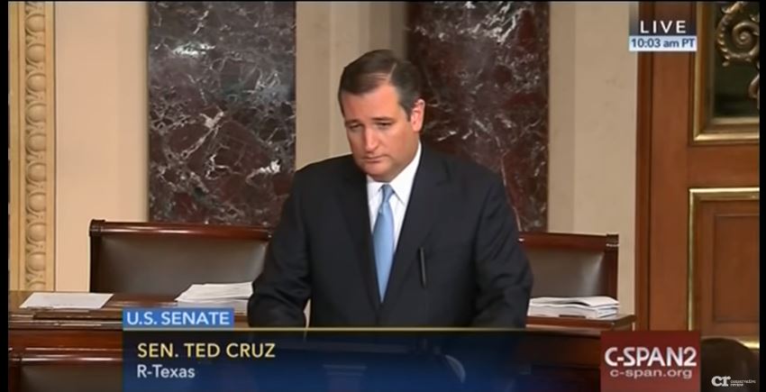 Ted Cruz on Democrats' 'ridiculous' gun control filibuster