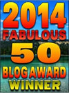 Winner - 2014 Fabulous 50 Blog Awards